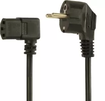 Photo de Câble d'Alimentation CableXpert coudé droit 1,5m (Noir)