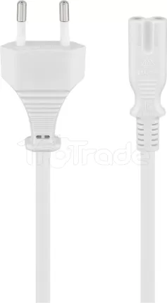 Photo de Cable d'Alimentation Goobay Bipolaire (C7) 1,5m (Blanc)