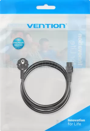 Photo de Cable d'Alimentation Tripolaire Vention 1.8m (Noir)