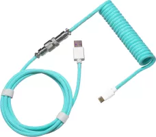 Photo de Cooler Master Coiled Cable Cyan
