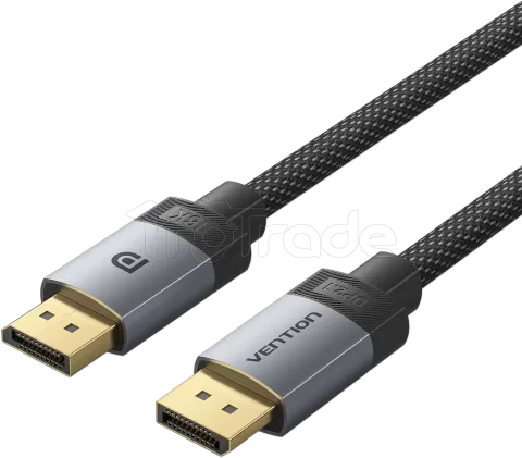 Photo de Cable DisplayPort 2.1 Vention M/M 2m (Gris)