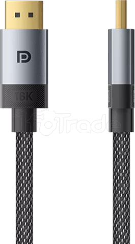 Photo de Cable DisplayPort 2.1 Vention M/M 2m (Gris)