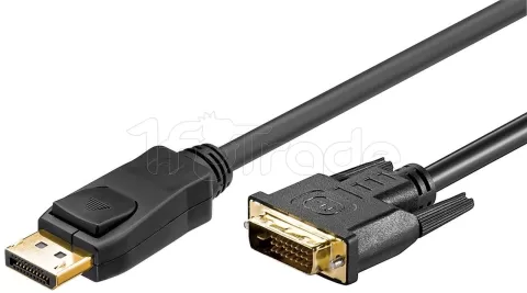 Photo de Câble DisplayPort vers DVI-D Goobay 2m M/M (Noir)