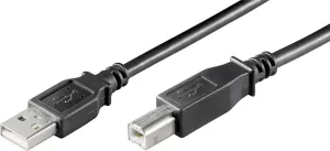 Photo de Cable Goobay USB 2.0 type A - B M/M 1,80m (Noir)