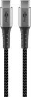 Photo de Cable Goobay USB 3.0 Type C MM 1m (Gris)