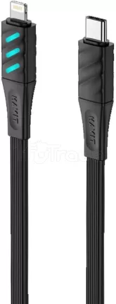 Photo de Câble Havit CB6255 USB-C vers Lightning 1m M/M 60W (Noir)