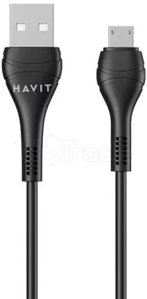 Photo de Câble Havit CB706 USB-A vers Micro-USB 1m M/M 26W (Noir)
