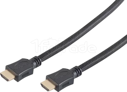 Photo de Cable HDMI 1.4 Shiverpeaks M/M 2m (Noir)