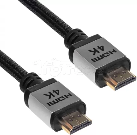 Photo de Cable HDMI 2.0 Akyga 10m M/M (Noir)