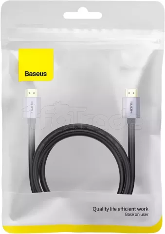 Photo de Câble HDMI 2.0 Baseus 2m M/M (Gris/Noir)