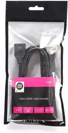 Photo de Cable HDMI D2 Diffusion 2m M/F (rallonge)