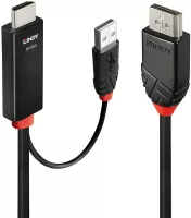 Photo de Câble HDMI Lindy vers DisplayPort 1m M/M (Noir)