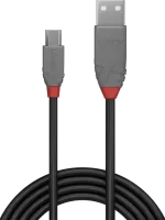 Photo de Cable Lindy Anthra Line USB 2.0 vers Micro B M/M 20cm (Gris)