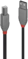 Photo de Cable Lindy USB 2.0 type A - B M/M 2m (Gris)