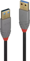 Photo de Cable Lindy USB 3.2 type A M/M 5m (Gris)