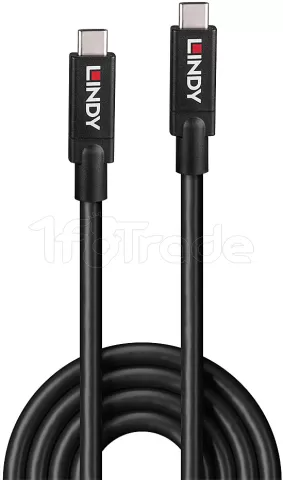 Photo de Cable Lindy USB 3.2 vers Type C M/M 10 GB/s 5m (Noir)
