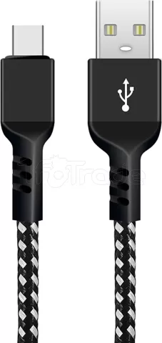 Photo de Câble Maclean Fast Charge USB 2.0 Type A/C 1m MM (Noir)