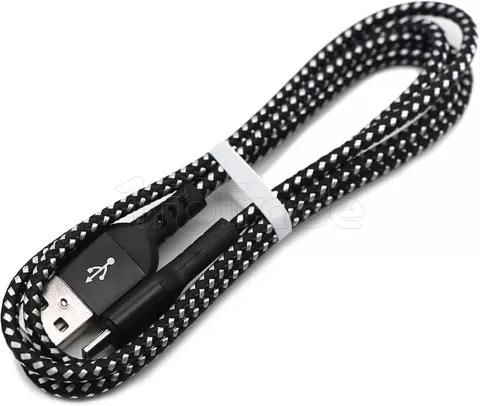 Photo de Câble Maclean Fast Charge USB 2.0 Type A/C 1m MM (Noir)