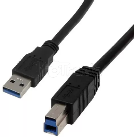 Photo de Cable MCL Samar USB 3.0 Type A - B 2m MM (Noir)