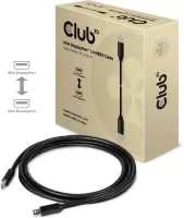 Photo de Cable Mini DisplayPort 1.4 Club3D M/M 2m (Noir)