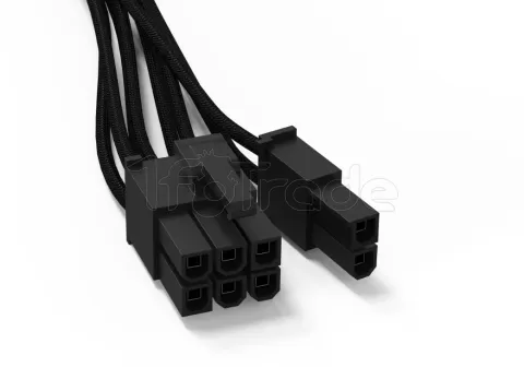 Photo de Cable modulaire be quiet! CP-6610 - 1x PCIe 6+2 pins (Noir)