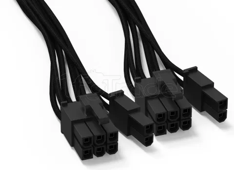 Photo de Cable modulaire Be Quiet CP-6620 - 2x PCIe 6+2 pins (Noir)