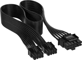 Photo de Cable modulaire Corsair 12VHPWR - 1x PCIe 12+4 pins (Noir)