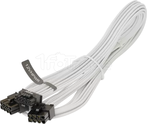 Photo de Cable modulaire Seasonic 12VHPWR - 1x PCIe 12+4 pins (Blanc)