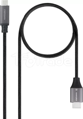 Photo de Cable Nanocable USB-C vers HDMI M/M 1.8m (Noir)