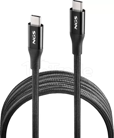 Photo de Cable NGS Knot USB-C M/M -2m 240W (Noir)