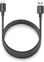 Photo de Cable NGS Zyro USB-A/C M/M 1m 15W (Noir)