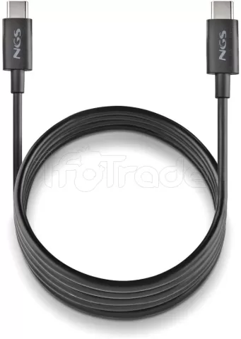 Photo de Cable NGS Zyro USB-C M/M 1m 60W (Noir)