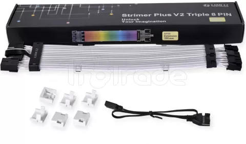 Photo de Câble Triple 8 Pin Lian Li Strimer Plus V2 RGB