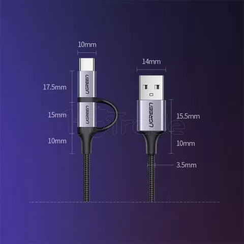 Rallonge USB Type A 2.0 uGreen - 10m M/F (Noir) pour professionnel,  1fotrade Grossiste informatique