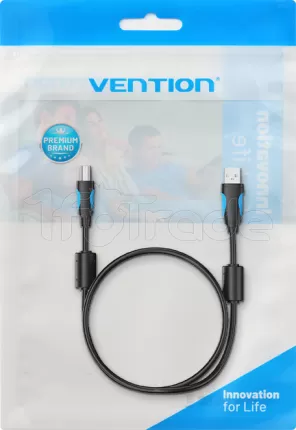 Photo de Cable Vention USB 2.0 A/B M/M 1m (Noir)