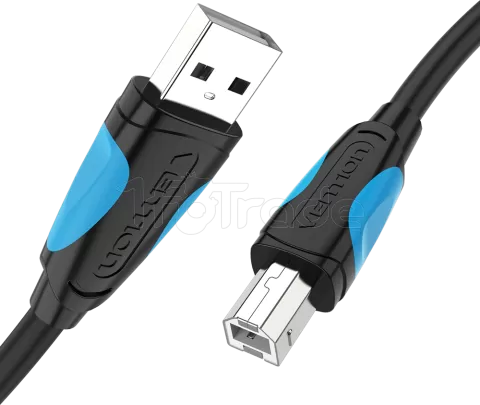 Photo de Cable Vention USB 2.0  A/B M/M  2m (Noir)