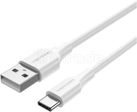 Photo de Cable Vention USB 2.0 vers Type C M/M 3A 2m (Blanc)