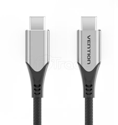 Photo de Cable Vention USB-C M/M 1.5m 60W (Gris)