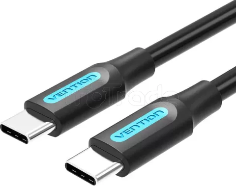Photo de Cable Vention USB-C M/M 1m 60W (Noir)
