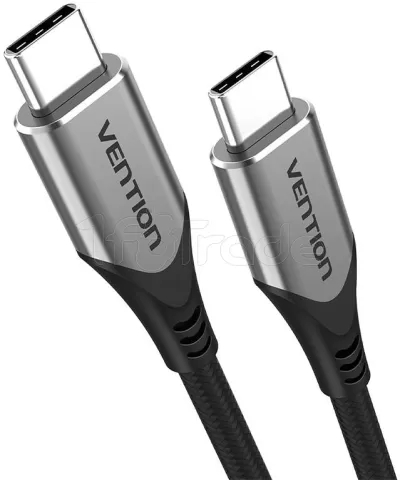 Photo de Cable Vention USB-C M/M 1m 60W (Noir/Gris)