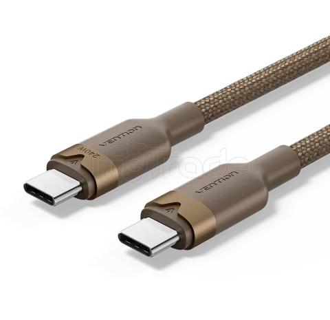 Photo de Cable Vention USB-C M/M 2m 240W (Marron)