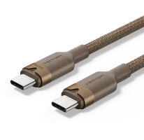 Photo de Cable Vention USB-C M/M 2m 240W (Marron)