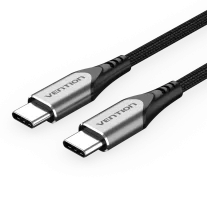 Photo de Cable Vention USB-C M/M 2m 60W (Gris)