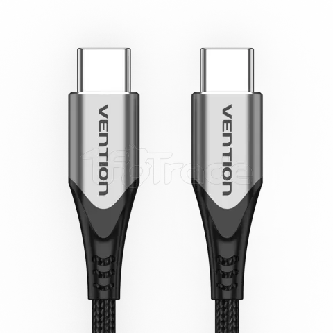 Photo de Cable Vention USB-C M/M 2m 60W (Gris)