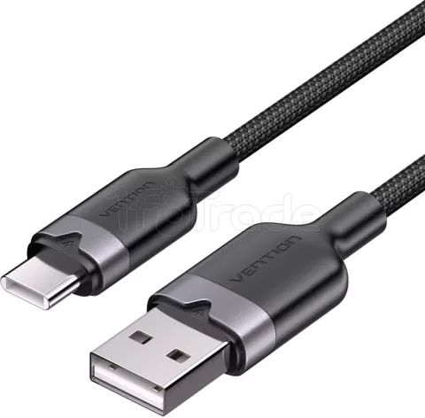 Photo de Cable Vention USB Type A - Type C 2m (Noir)