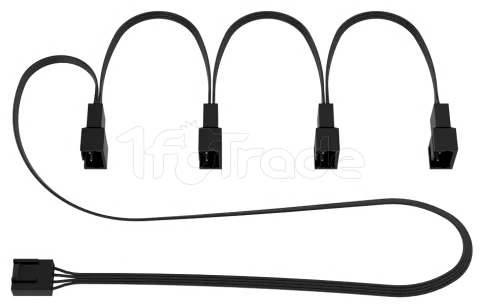 Photo de Cable Y quadrupleur d'alimentation Arctic 4 pin PWM 70cm (alimentation ventilateur)