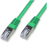 Photo de Câble/Cordon réseau RJ45 Catégorie 6 FTP (F/UTP) Droit 2m (Vert)