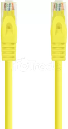 Photo de Câble/Cordon réseau RJ45 Nanocable Catégorie 7 S-FTP (S/FTP) Droit 2m (Jaune)
