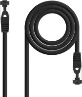 Photo de Câble/Cordon réseau RJ45 Nanocable Catégorie 8 SSTP (S/FTP) 10m (Noir)