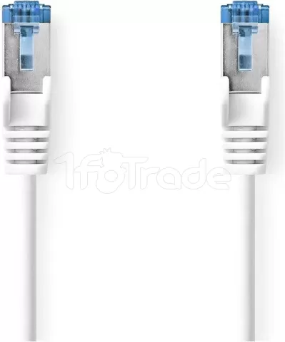 Photo de Câble/Cordon réseau RJ45 Nedis Catégorie 6a SSTP (S/FTP) 0.50m (Blanc)